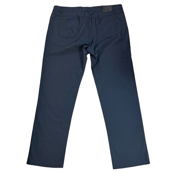 Brax Men's Cooper Regular Fit Straight Pants Navy - Picture 7 of 7
